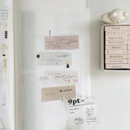 9pt.(4) Tiny Text Rubber Stamps [18 options]