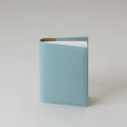 A6 Pale Blue Planner PU Cover by Take a Note — pale-blue PU cover standing upright, for journaling