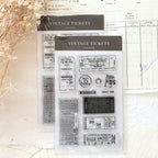 Vintage Tickets Clear Stamp Set