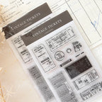 Vintage Tickets Clear Stamp Set