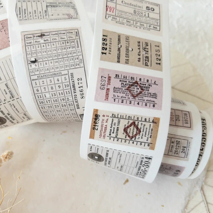 Summer Escapade Washi Tape With Backing Paper