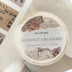 Summer Escapade Washi Tape With Backing Paper