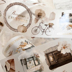 Bonjour L'Automne Foiled Pre-Cut Pet Tape