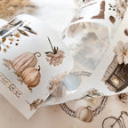 Bonjour L'Automne Foiled Pre-Cut Pet Tape