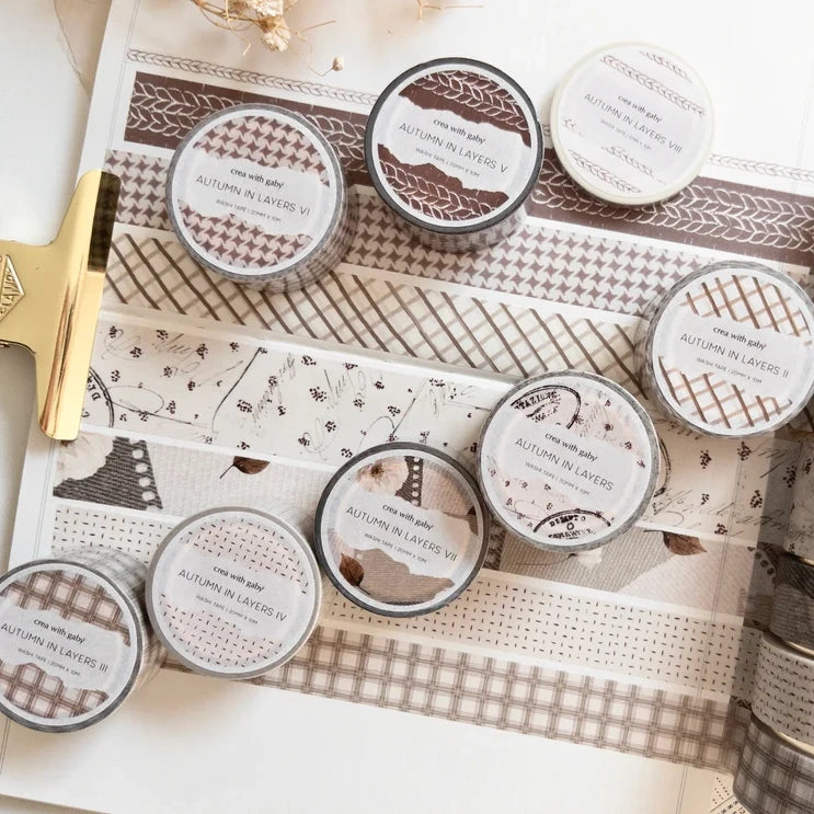 Autumn In Layers 01 Washi Tape
