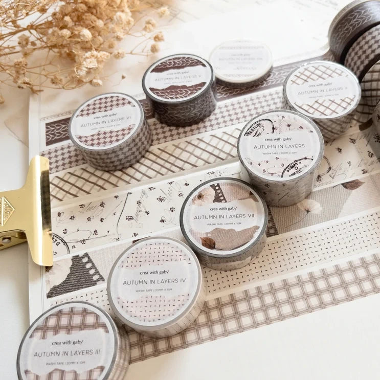 Autumn In Layers 01 Washi Tape