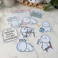 Anti-Adulting Sticker Set