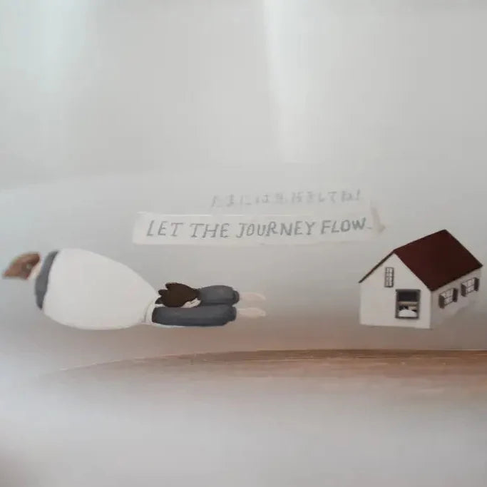 Butter & Deadlines PET Tape by Yamadoro — 'let the journey flow' figure PET tape design, for journaling