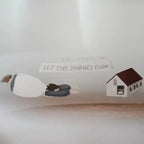 Butter & Deadlines PET Tape by Yamadoro — 'let the journey flow' figure PET tape design, for journaling