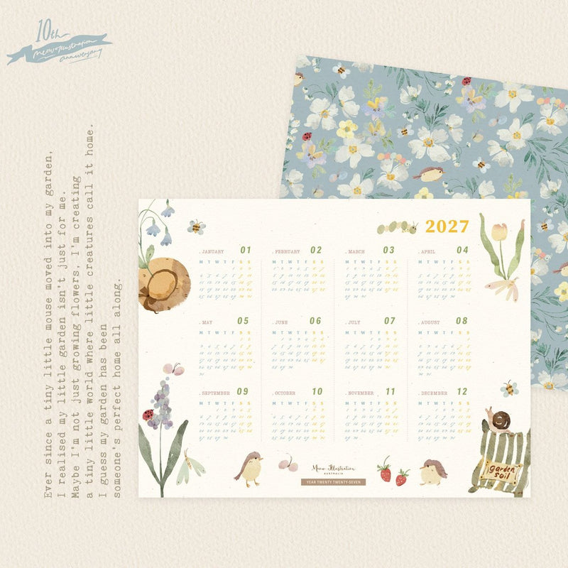 2027 The Perfect Home Monthly Calendar