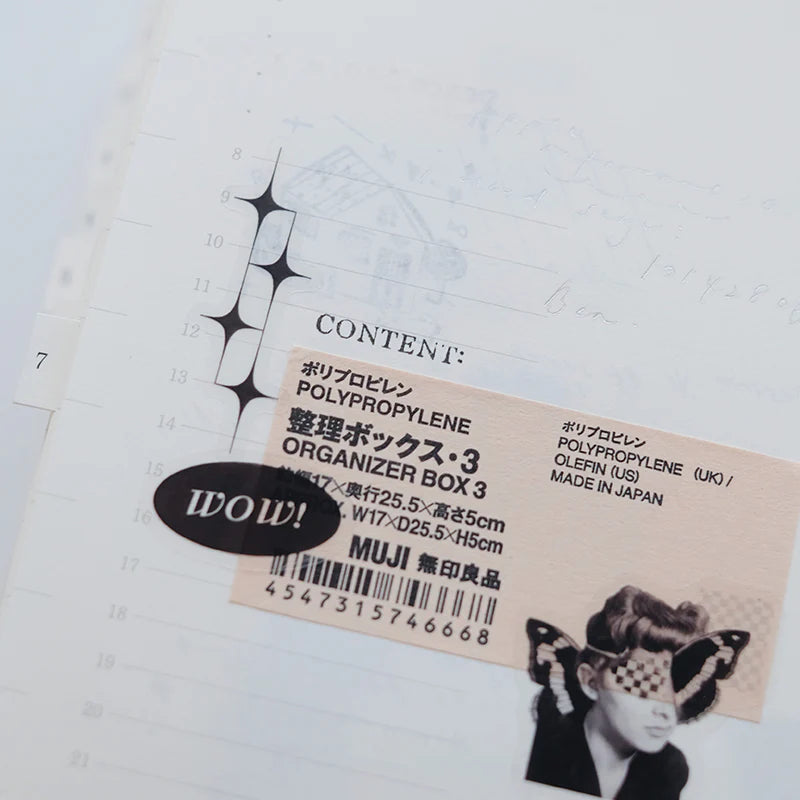 9pt Tiny Text Rubber Stamps [18 options]