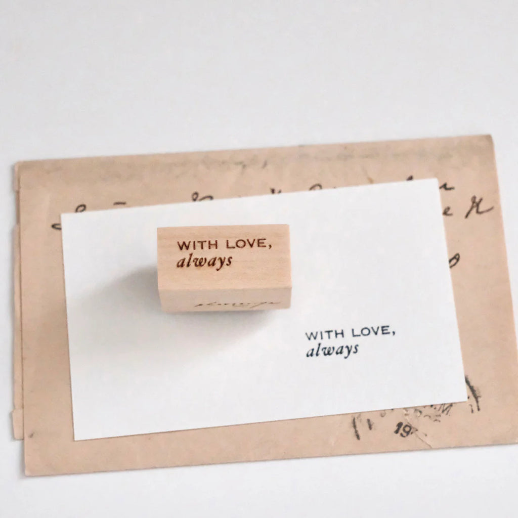 PC Rubber Stamp - With love, always