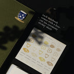 Kintsugi - PU leather notebook with hidden magnet | Sakura