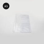 Regular Clear Cover A5 by Take a Note — clear PVC planner cover with A5 label, for journaling