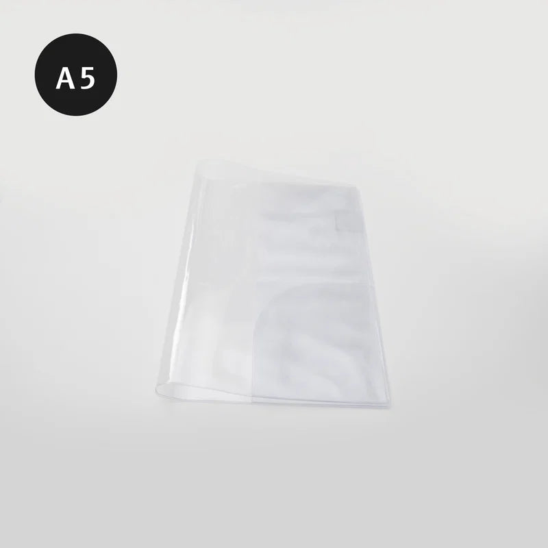 Regular Clear Cover A5 by Take a Note — clear PVC planner cover with A5 label, for journaling