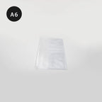 Mini Clear Cover A6 by Take a Note — clear PVC planner cover with A6 label, for journaling