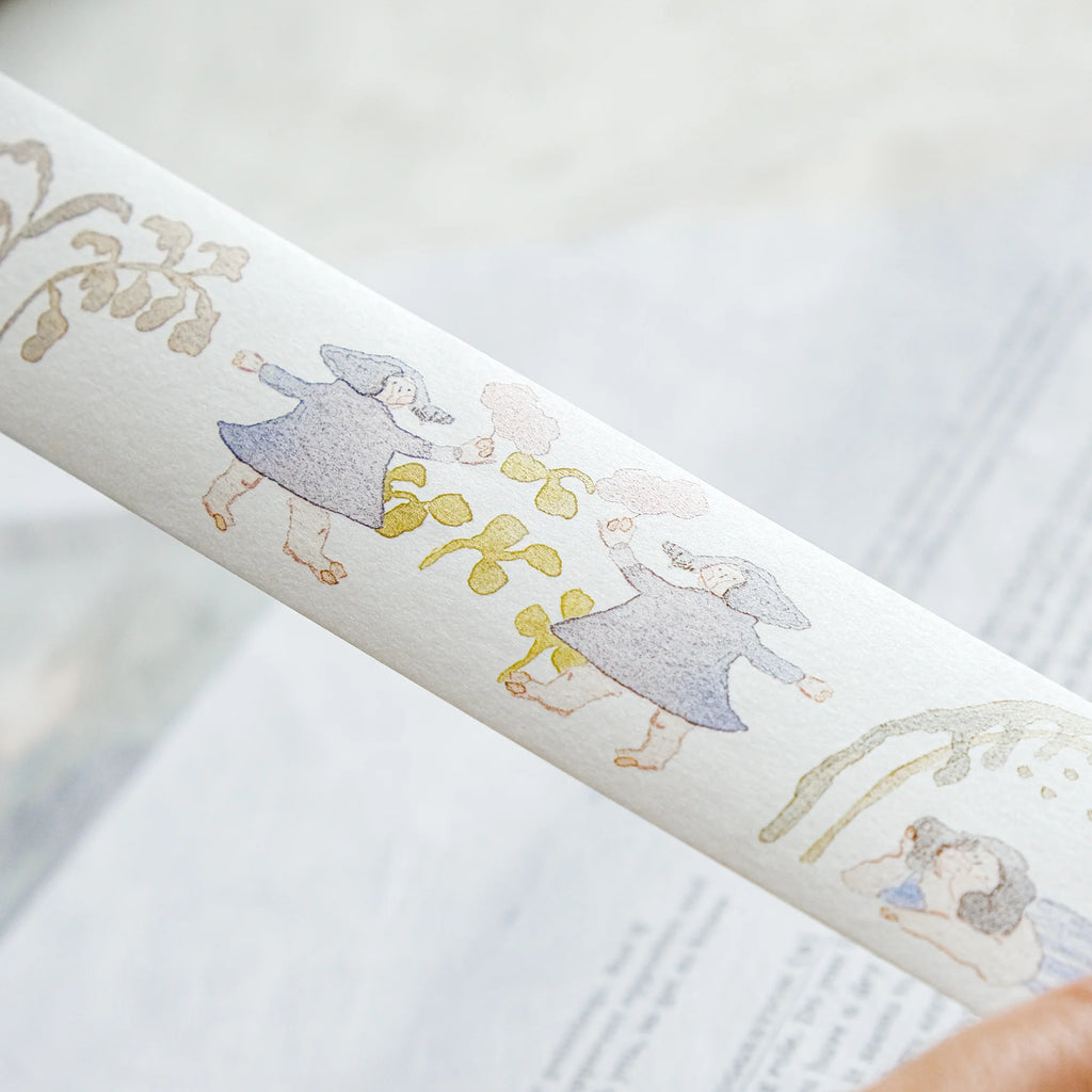 Memories Washi Tape by Dodolulu — witch-and-flowers washi tape design, for journaling