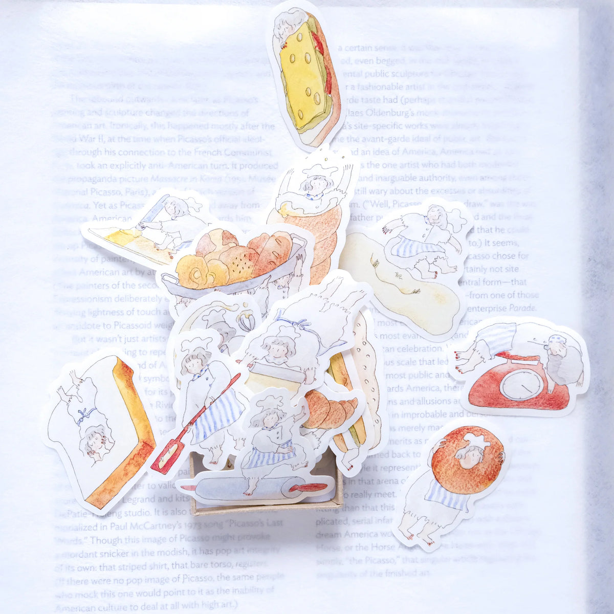 Magic Recipe Sticker Set by Dodolulu — clear food-and-kitchen stickers, for journaling