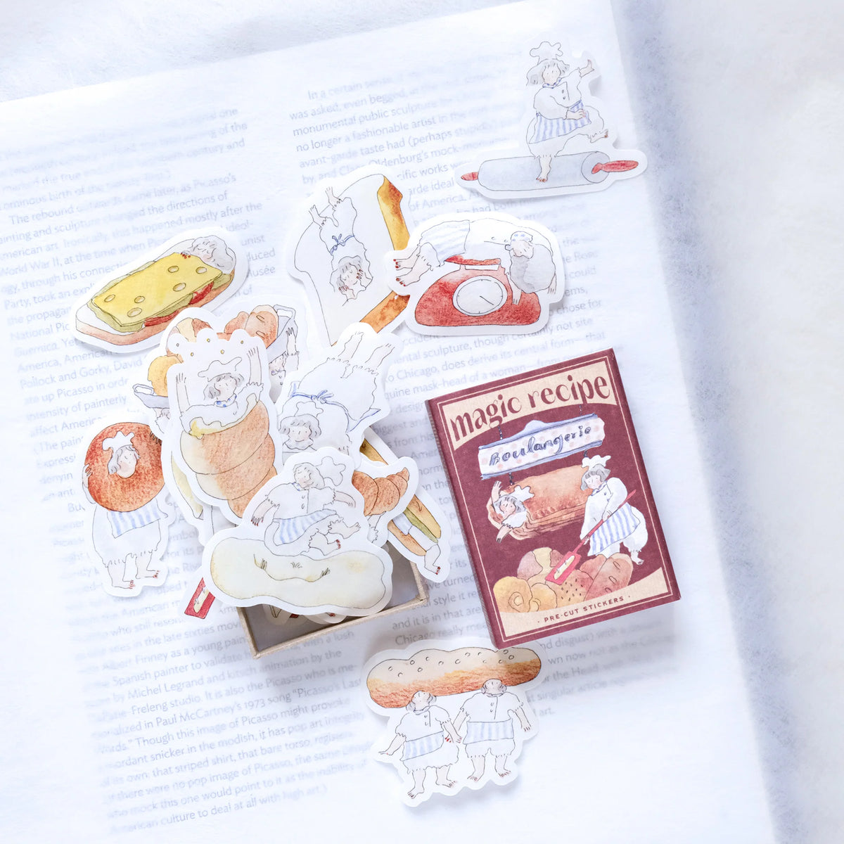 Magic Recipe Sticker Set by Dodolulu — cartoon sticker set with its booklet, for journaling