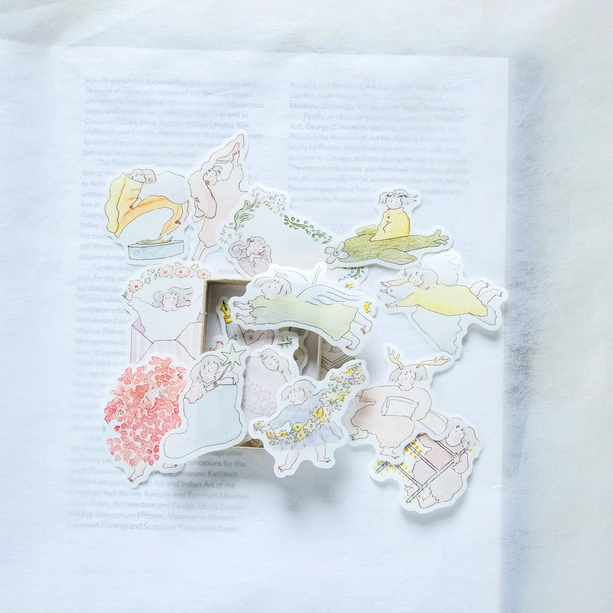 Beyond Imagination Sticker Set by Dodolulu — decorative illustrated stickers, for journaling
