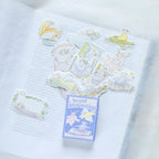 Beyond Imagination Sticker Set by Dodolulu — illustrated stickers on a notebook page, for journaling