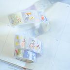 With Love PET Tape by Dodolulu — cartoon PET tape on a notebook page, for journaling