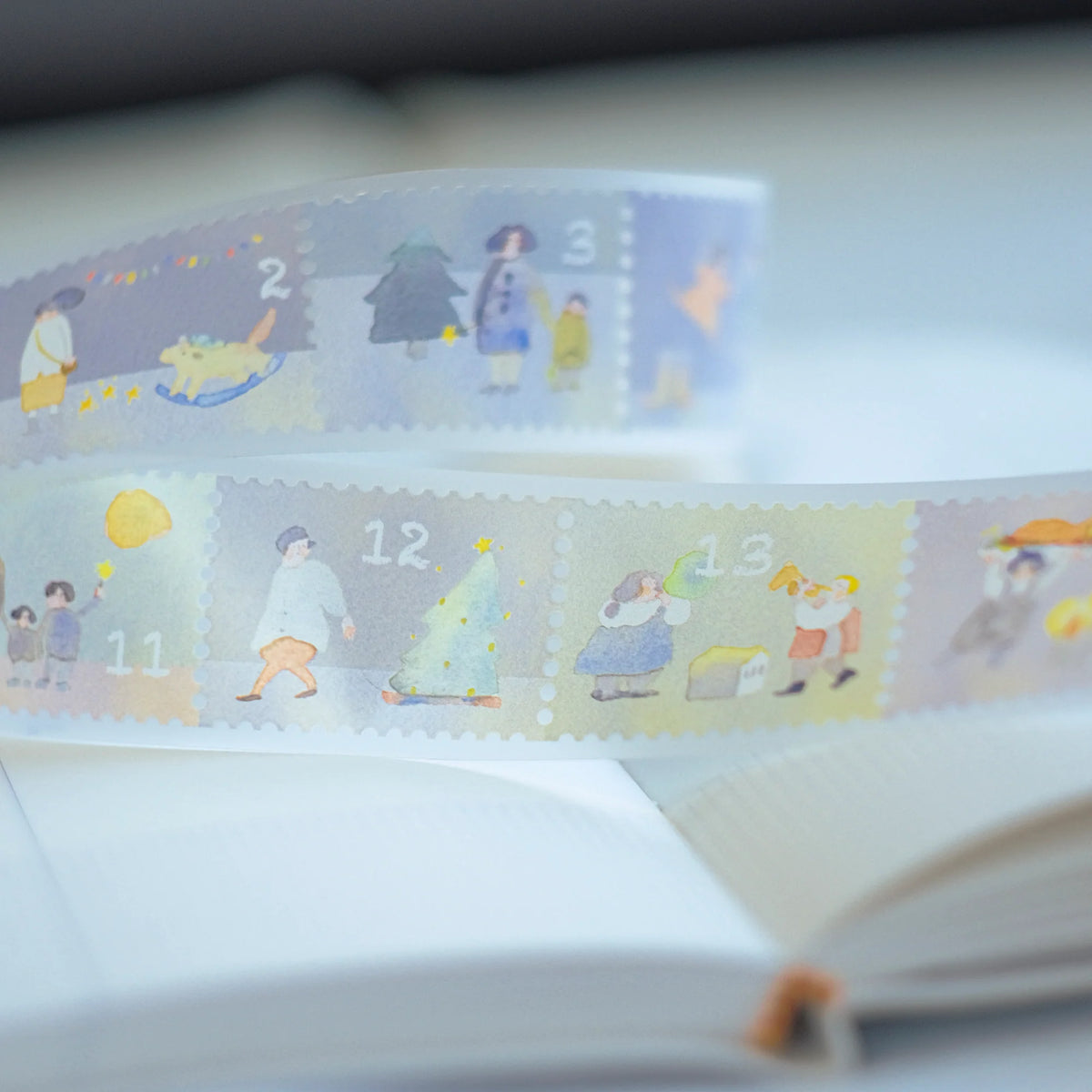 With Love PET Tape by Dodolulu — character-and-numbers PET tape roll, for journaling