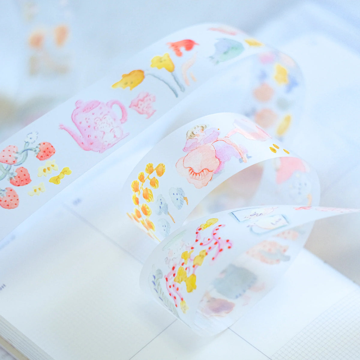 Indulgence PET Tape by Dodolulu — set of matching PET deco tape rolls, for journaling