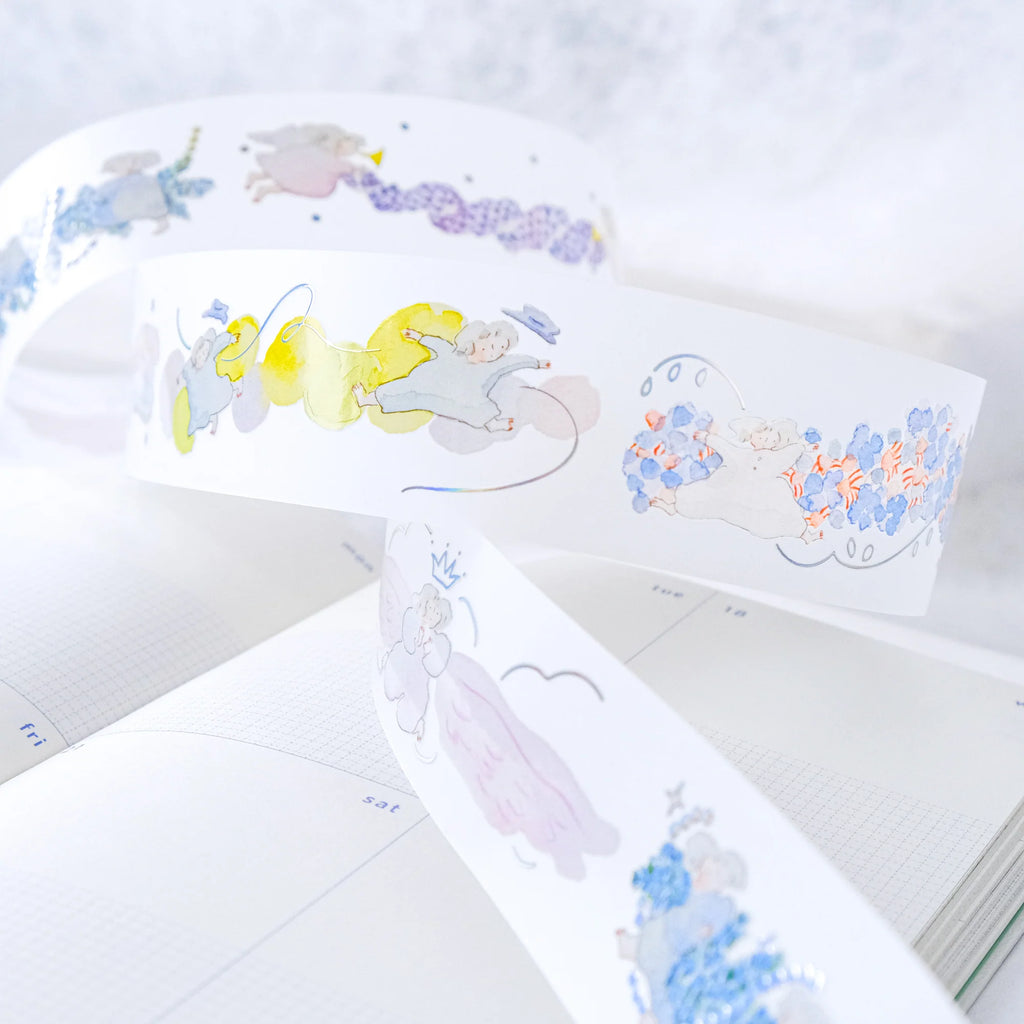 Holiday Essence PET Tape by Dodolulu — festive cartoon-character PET tape designs, for journaling