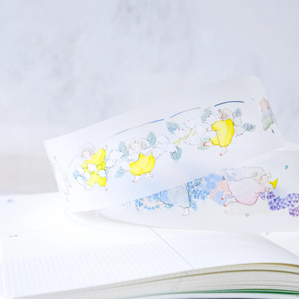 Holiday Essence PET Tape by Dodolulu — cartoon-character PET tape strip, for journaling
