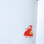 Seasons Quartet Vol.1 Washi Tape by Dodolulu — seasonal-character washi tape, additional view, for journaling