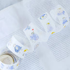 Seasons Quartet Vol.2 Washi Tape by Dodolulu — pastel seasonal-character washi tape, for journaling & craft