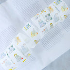 Seasons Quartet Vol.4 Washi Tape by Dodolulu — pastel seasonal-character washi tape, additional view, for journaling