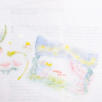 The Sound of Spring PET Tape by Dodolulu — dandelion-and-butterfly PET tape design, for journaling