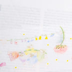 The Sound of Spring PET Tape by Dodolulu — floral PET tape pattern, for journaling
