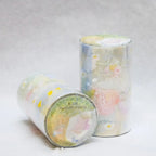 The Sound of Spring PET Tape by Dodolulu — two floral PET tape rolls, for journaling & deco