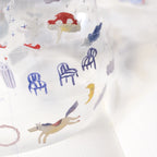 Miles Away .doremi. PET Tape by Dodolulu — chairs, mushroom and unicorn PET tape roll, for journaling