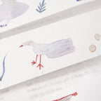 Miles Away .doremi. Washi Tape by Dodolulu — watercolour goose washi tape design close-up, for journaling