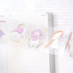 As If By Magic .doremi. PET Tape by Dodolulu — pastel characters PET tape roll on a notebook, for journaling
