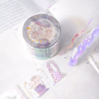 As If By Magic .doremi. PET Tape by Dodolulu — celestial and unicorn PET tape roll and design, for journaling