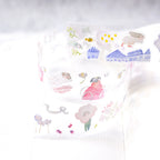 When Birds Sing .doremi. PET Tape by Dodolulu — pastel bird-and-flower PET tape design, additional view, for journaling