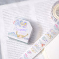 Reverie Foil Washi Label Tape by Dodolulu — pastel fairy washi label tape with its box, for journaling