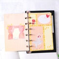 On Stage M6 Notebook Refills by Dodolulu — ballerina-themed inserts in an open ring planner, for journaling