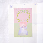 Growing Thoughts M6 Notebook Refills by Dodolulu — fairy-illustration insert card on grid, for journaling