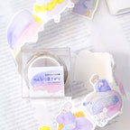 Easy Afternoon Memo Label Tape by Dodolulu — boxed label tape roll with sticker sheets, for journaling