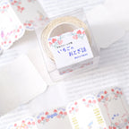 Berry Tales Memo Label Tape by Dodolulu — 'Berry Tales' boxed washi label tape roll, for journaling