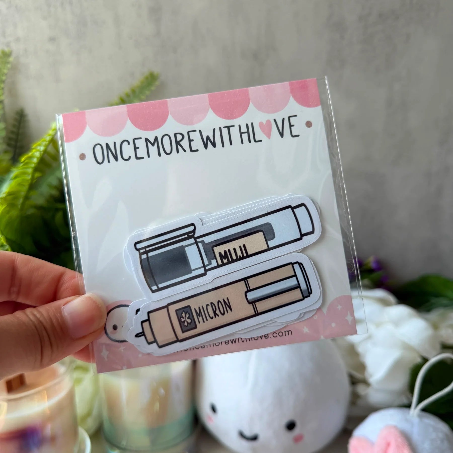 Popular Pens Sticker Set