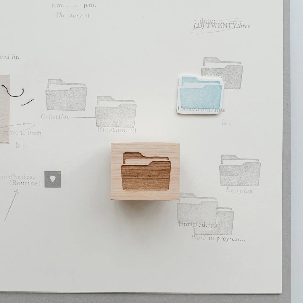 Phavourite Rubber Stamp: Folder icon