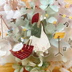 Forest Concert PET Tape by Yier — winter goose and music-stand PET tape design, for journaling