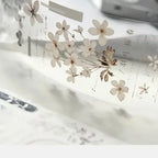 Close-up of white flowers with a blurred background